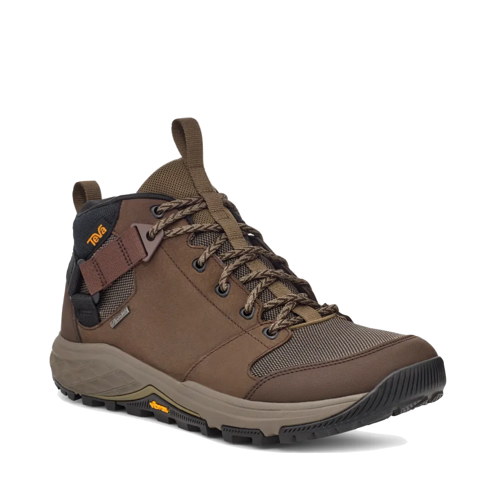 Mudguard and Toe view of Teva Grandview Mid GTX Waterproof Hiker for men.