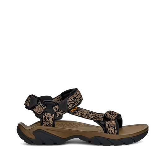 Side (right) view of Teva Terra Fi 5 Universal Hiking Sandal for men.