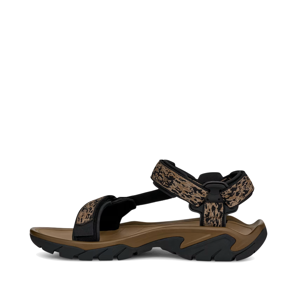 Side (left) view of Teva Terra Fi 5 Universal Hiking Sandal for men.