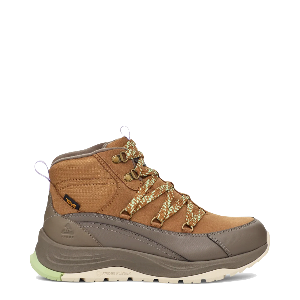 Side (right) view of Teva Aurois Warm Lined Waterproof Boot for women.