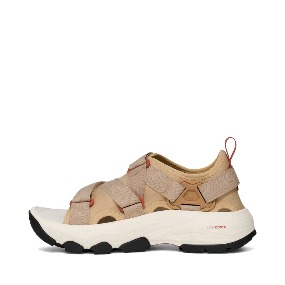 Side (left) view of Teva Grandview Max Hiking Sandal for women.