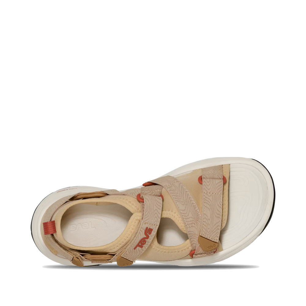 Top-down view of Teva Grandview Max Hiking Sandal for women.