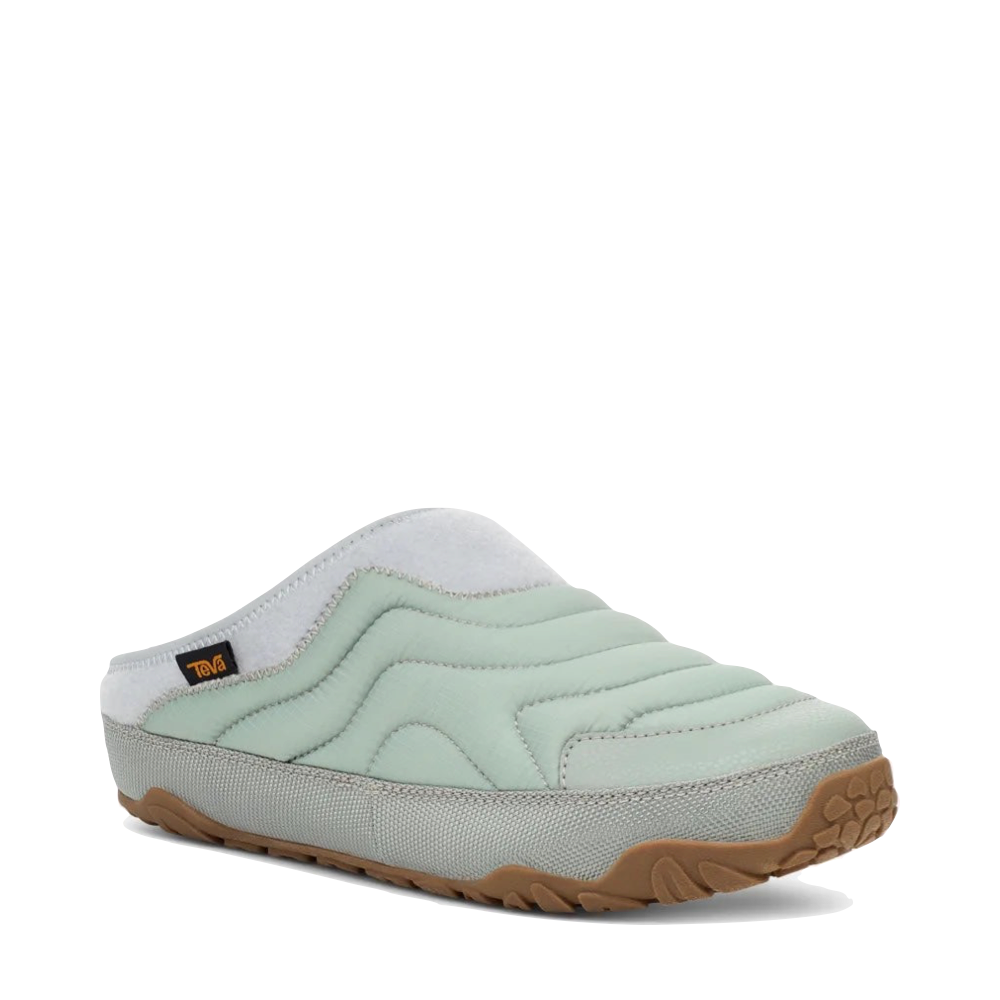 Mudguard and Toe view of Teva ReEMBER Terrain Slip On Clog for women.