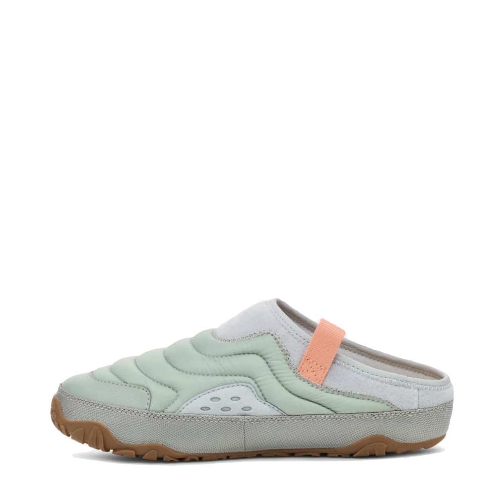 Side (left) view of Teva ReEMBER Terrain Slip On Clog for women.