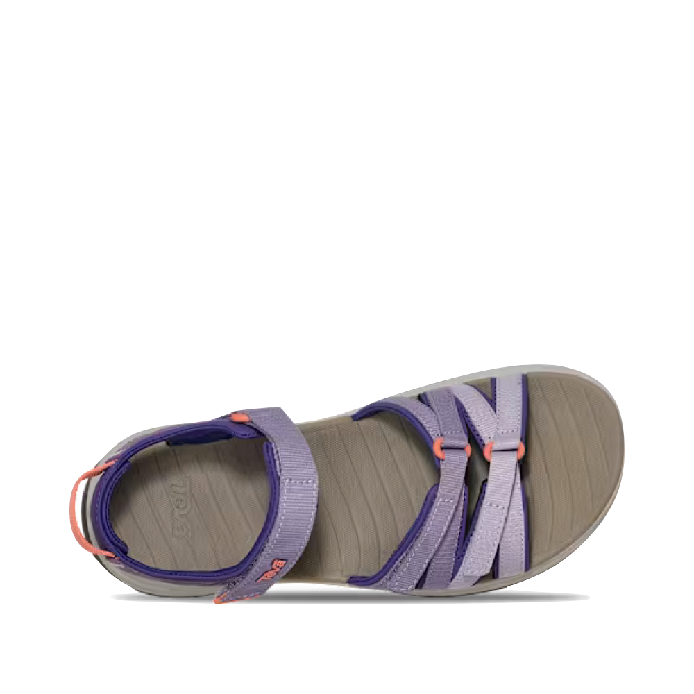 Top-down view of Teva Tirra Sport Hiking Sandal for women.