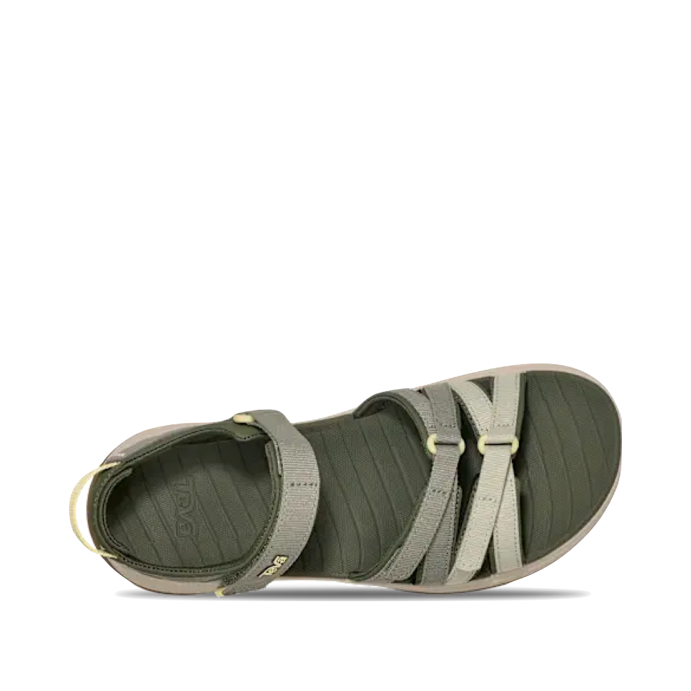 Top-down view of Teva Tirra Sport Hiking Sandal for women.