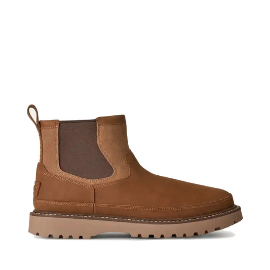 Side (right) view of Ugg Birch Waterproof Chelsea Boot for men.