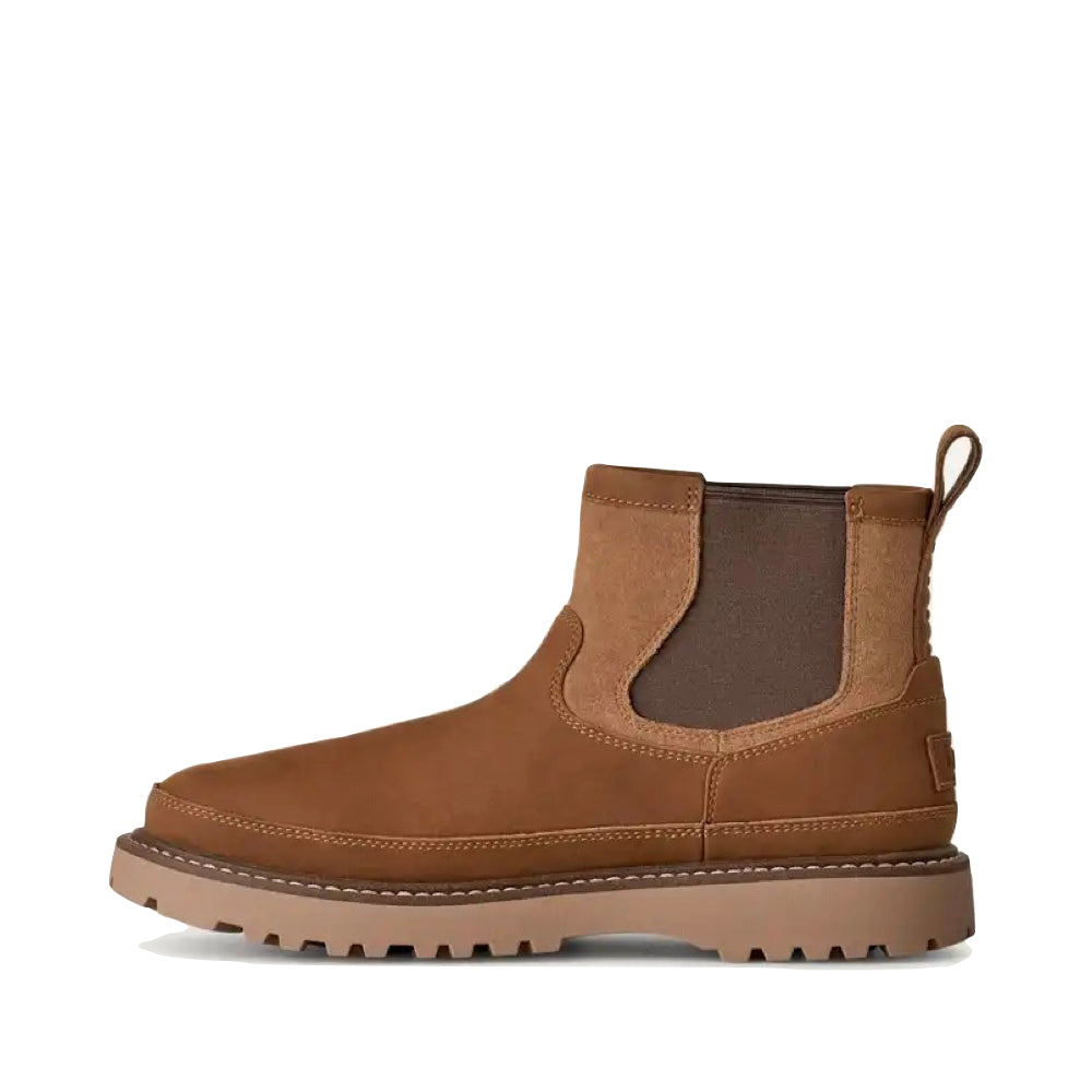 Side (left) view of Ugg Birch Waterproof Chelsea Boot for men.