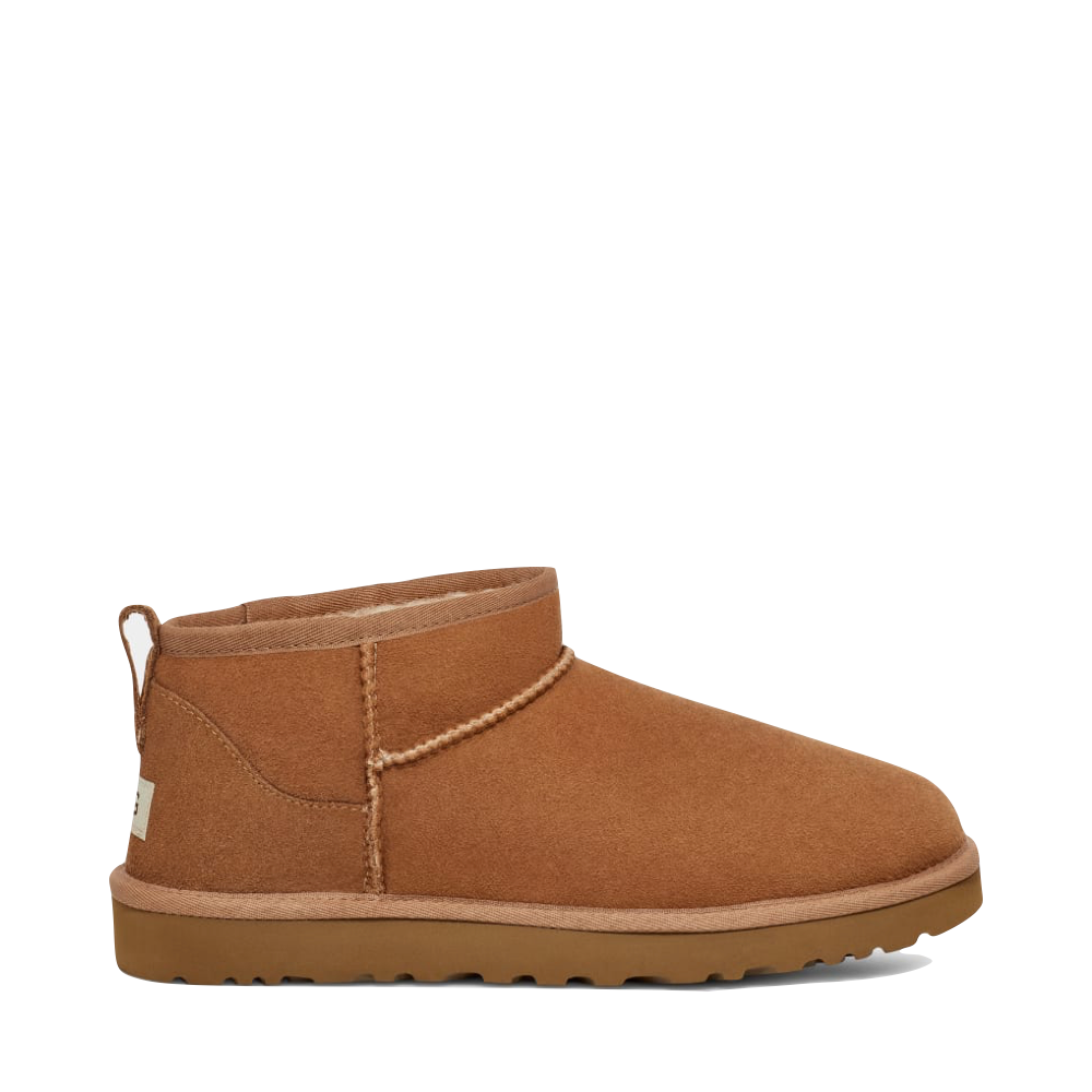 UGG Men's Classic Ultra Mini Sheepskin Boot in Chestnut