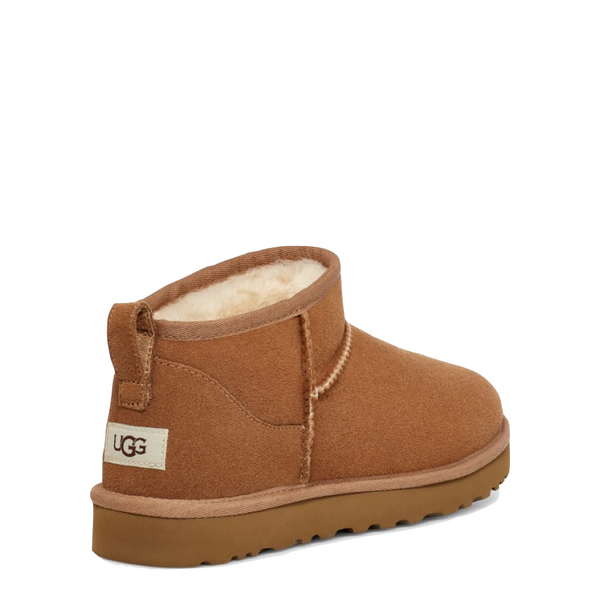 UGG Men's Classic Ultra Mini Sheepskin Boot in Chestnut