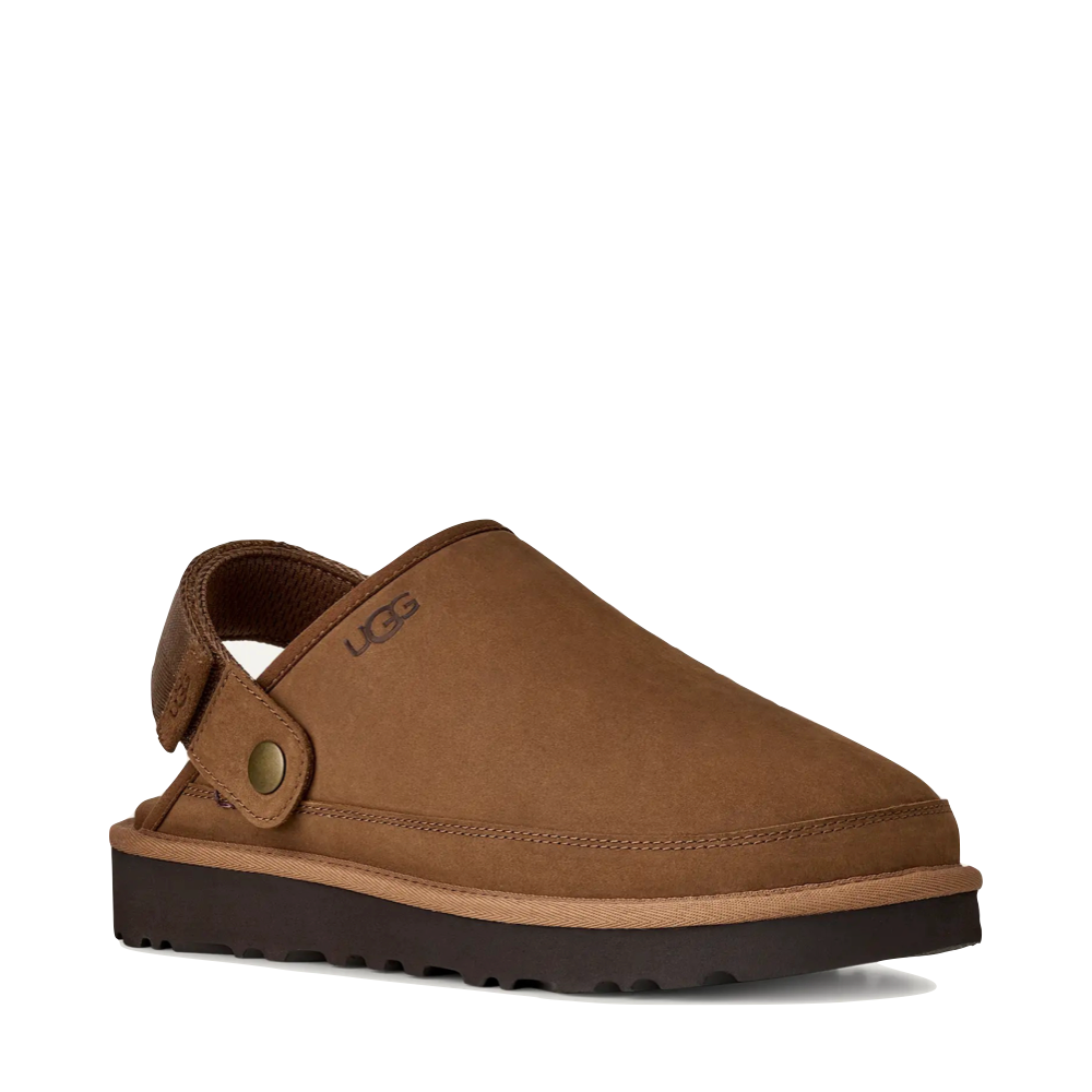 Toe view of UGG Goldencoast Clog 2 Nubuck for men.