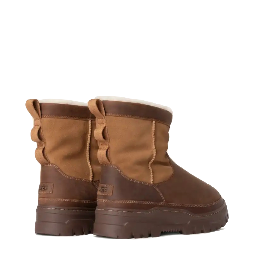 Back view of Ugg Heritage Pull On Trail Gazer Waterproof Boot for men.