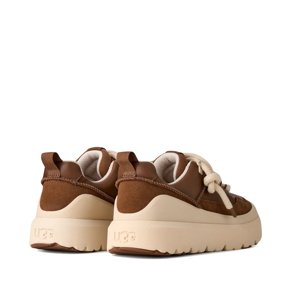 Heel view of Ugg Heritage Utility Sneaker for men.