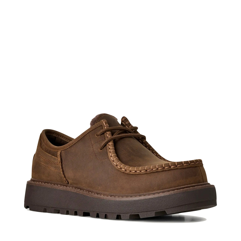 Mudguard and Toe view of Ugg Loften Tie Shoe for men.