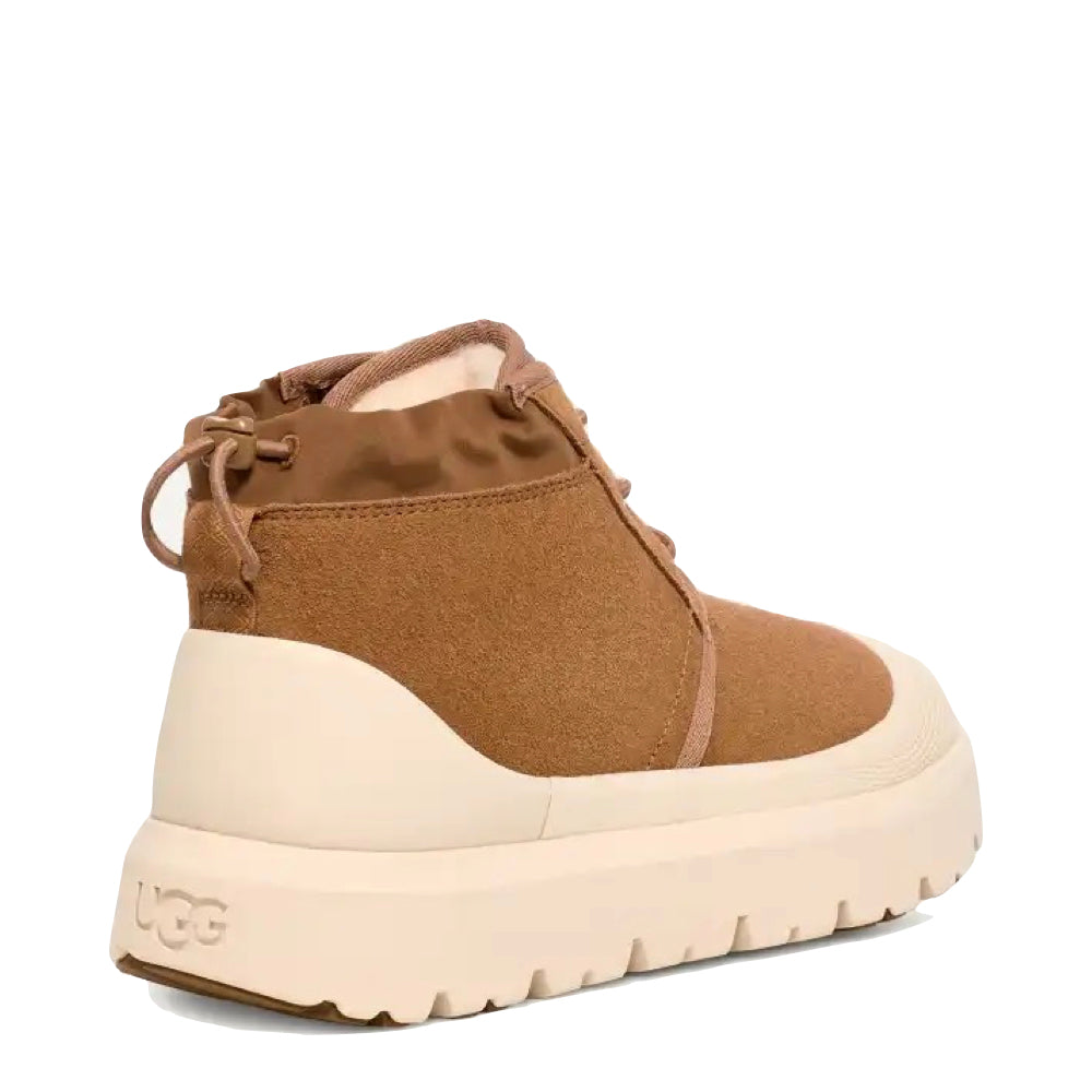 Heel view of Ugg Neumel Weather Hybrid Waterproof Lace Boot for men.