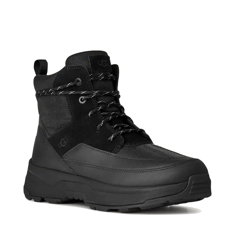 Mudguard and toe view of Ugg Truckee Field Waterproof Lace Boot for men.