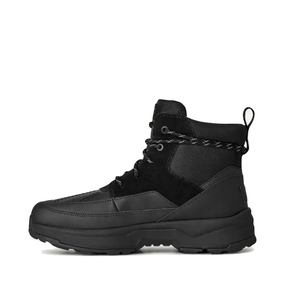 Side (left) view of Ugg Truckee Field Waterproof Lace Boot for men.