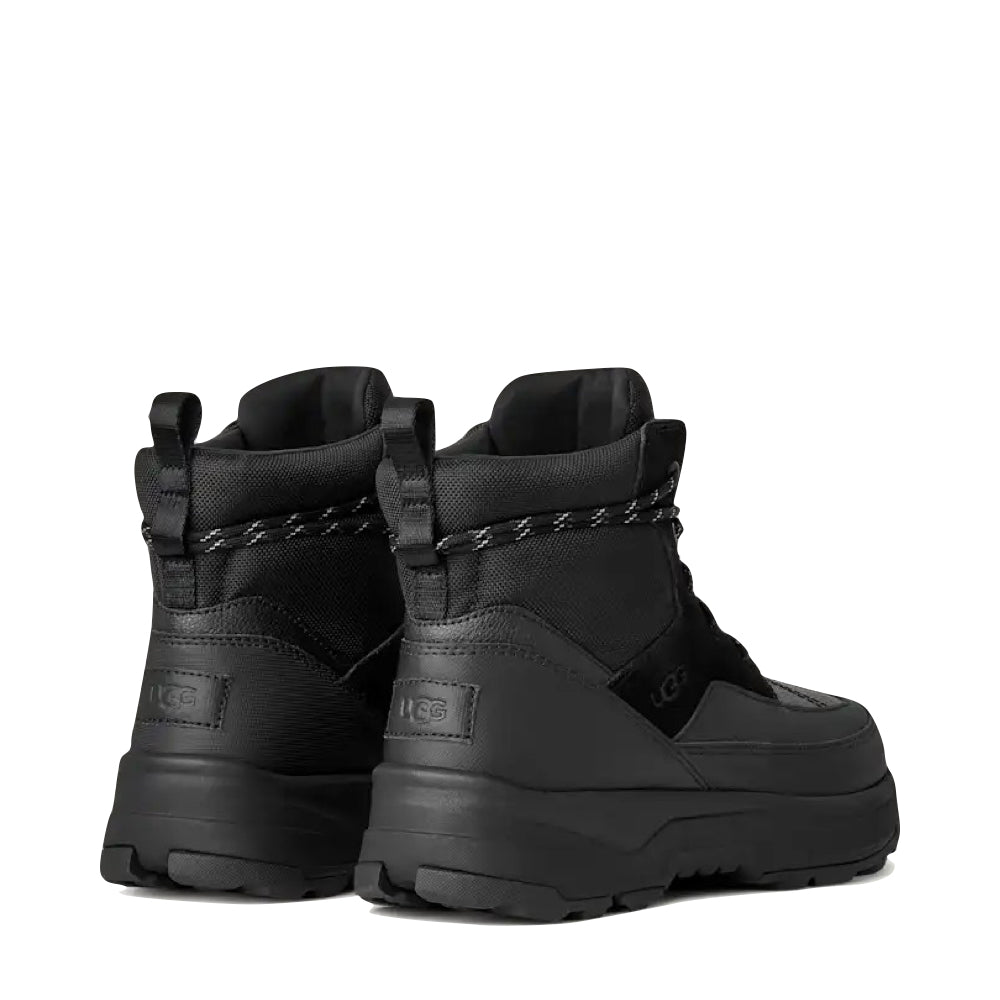 Heel view of Ugg Truckee Field Waterproof Lace Boot for men.