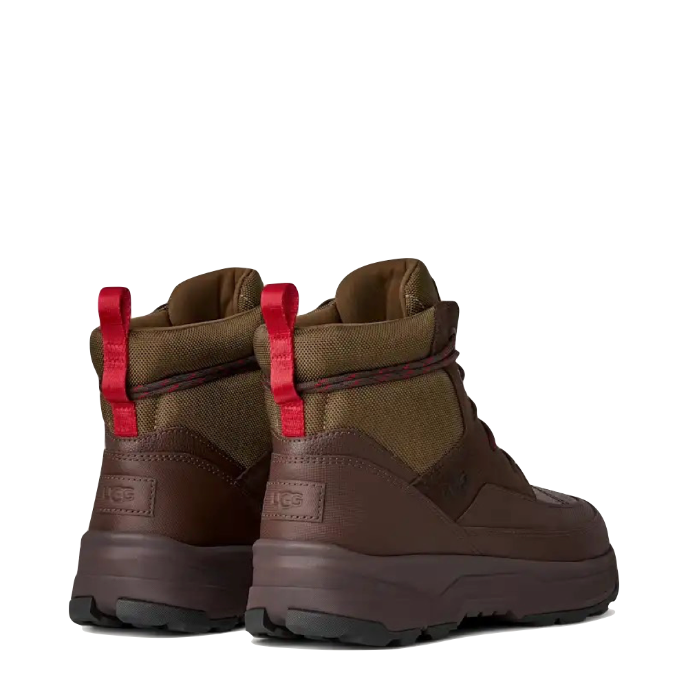 Heel view of Ugg Truckee Waterproof Field Boot for men.