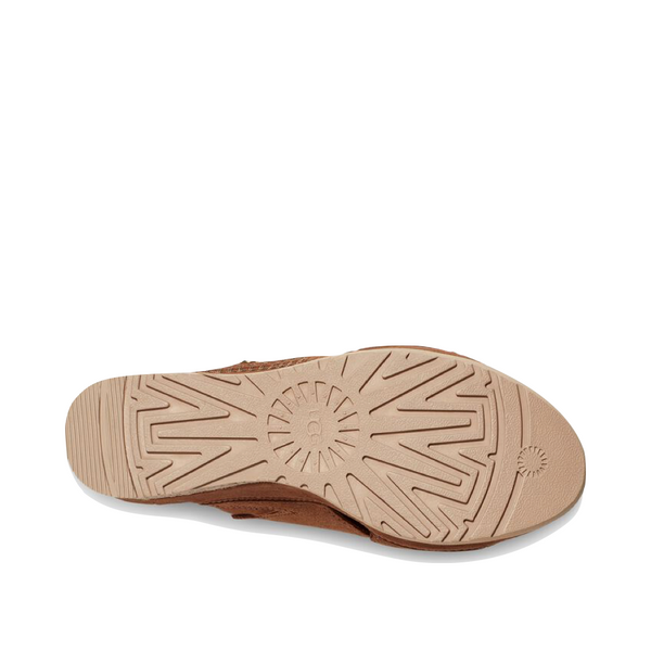 UGG Women's Abbot Platform Wedge Slide Sandal in Chestnut