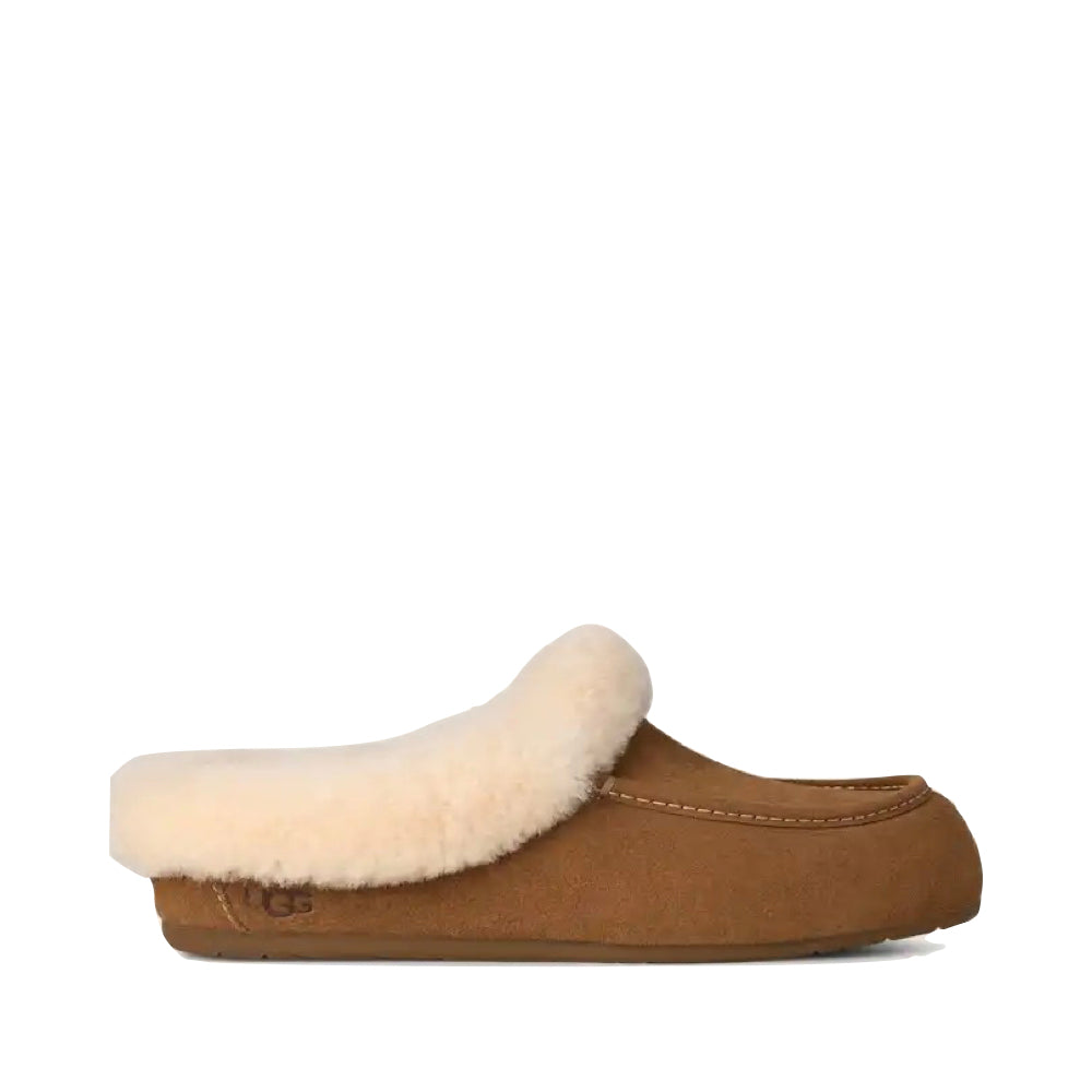 Side (right) view of UGG Ansley Mule Slipper for women.