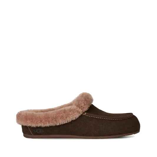 Side (right) view of Ugg Ansley Mule Slipper for women.