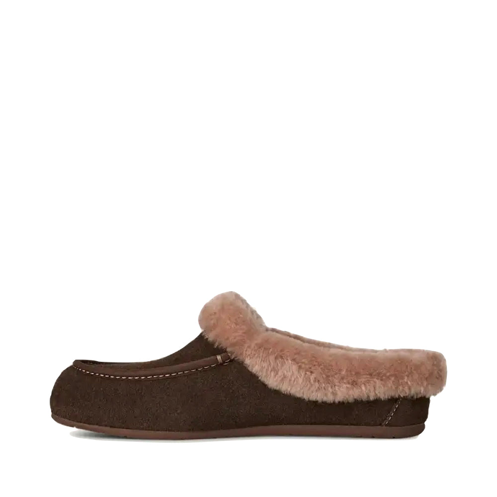 Side (left) view of Ugg Ansley Mule Slipper for women.