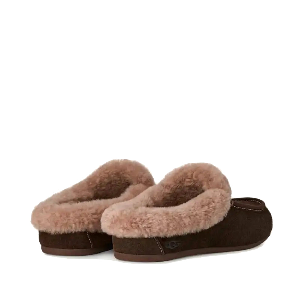 Heel view of Ugg Ansley Mule Slipper for women.