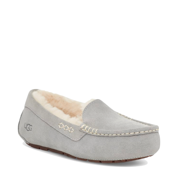 UGG Women's Ansley Sheepskin Slipper in Light Grey