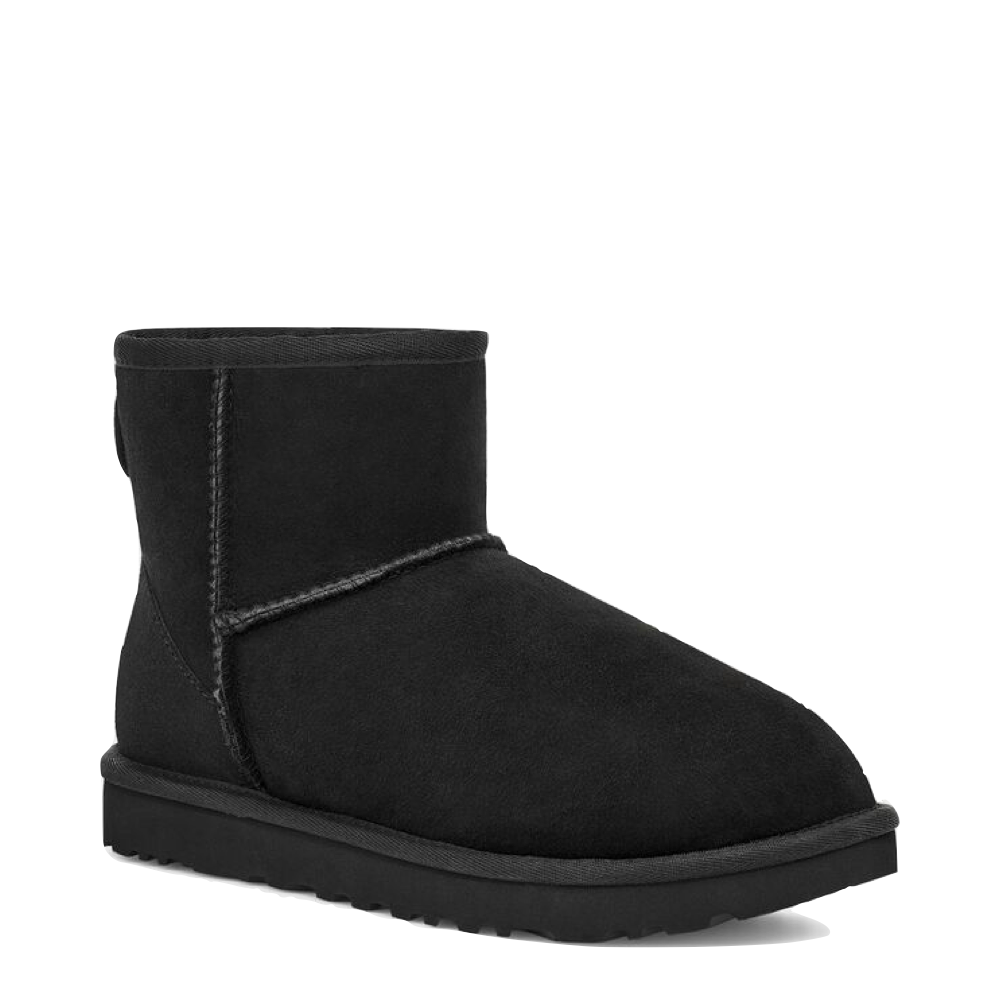 Mudguard and Toe view of Ugg Classic Mini 2 Sheepskin Boot for women.