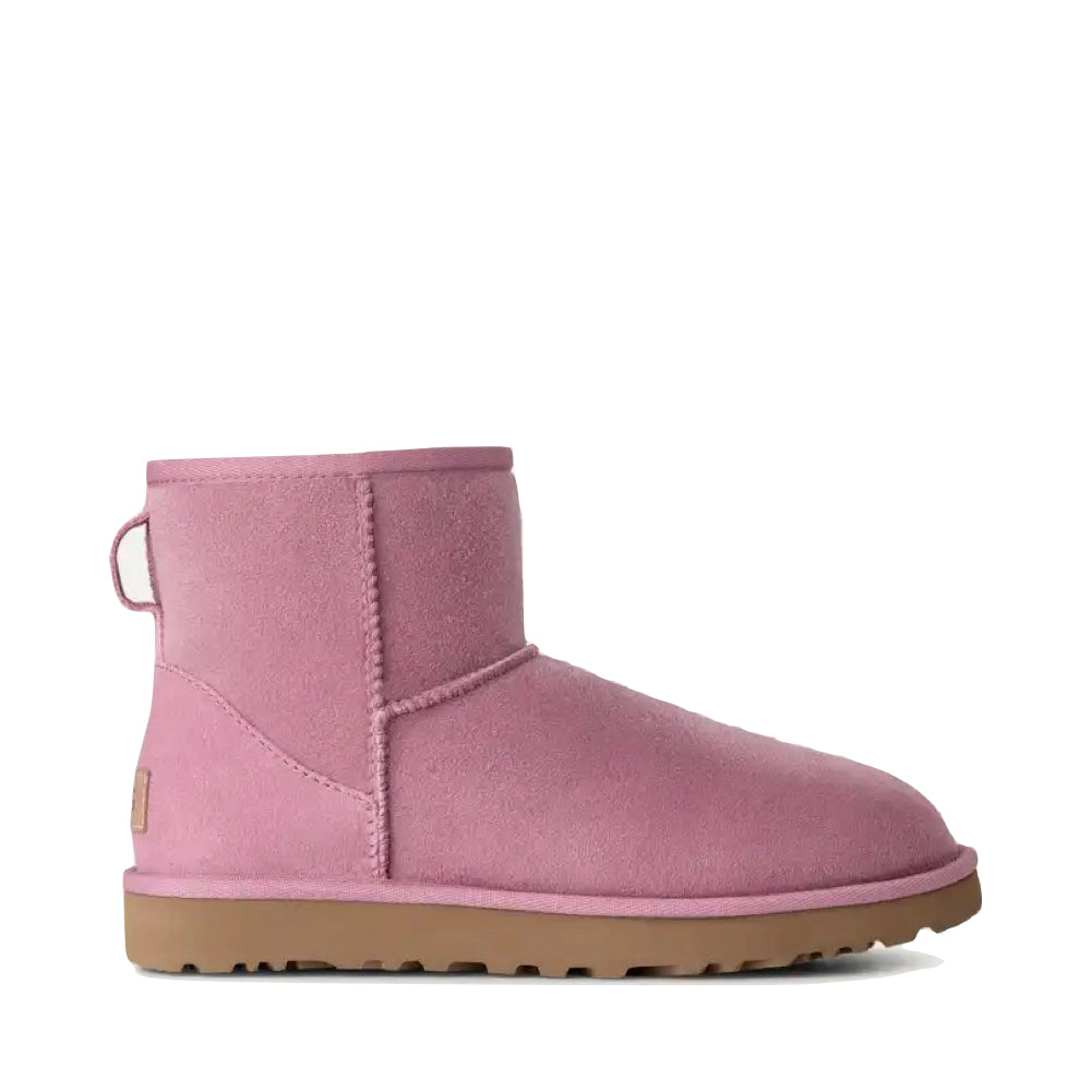 Side (right) view of Ugg Classic Mini 2 Sheepskin Boot for women.