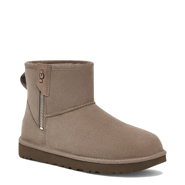 UGG Women's Classic Mini Bailey Zip Boot in Smoke Plume Grey