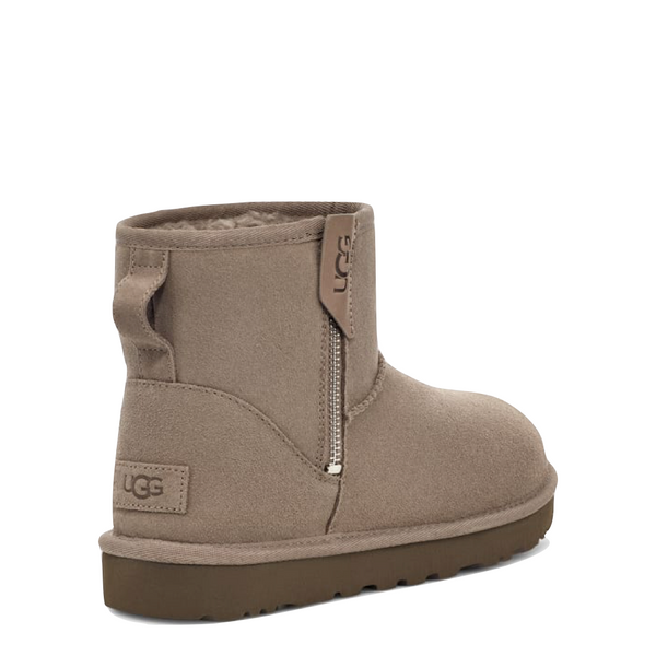 UGG Women's Classic Mini Bailey Zip Boot in Smoke Plume Grey