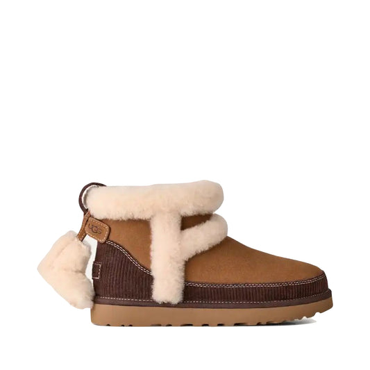 Side (right) view of UGG Classic Mini Heritage Boot for women.