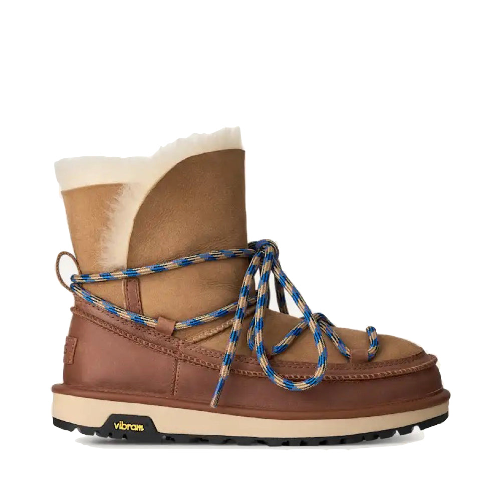 Side (right) view of Ugg Classic Tread Boot for women.