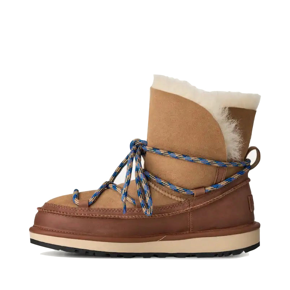 Side (left) view of Ugg Classic Tread Boot for women.