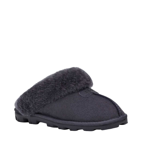 UGG Women's Coquette Sheepskin Slide Slipper in Eve Blue