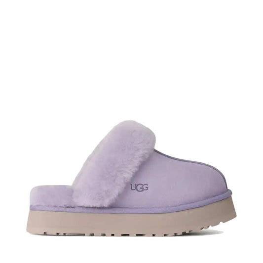 Side (right) view of Ugg Disquette Slip On Slipper for women.