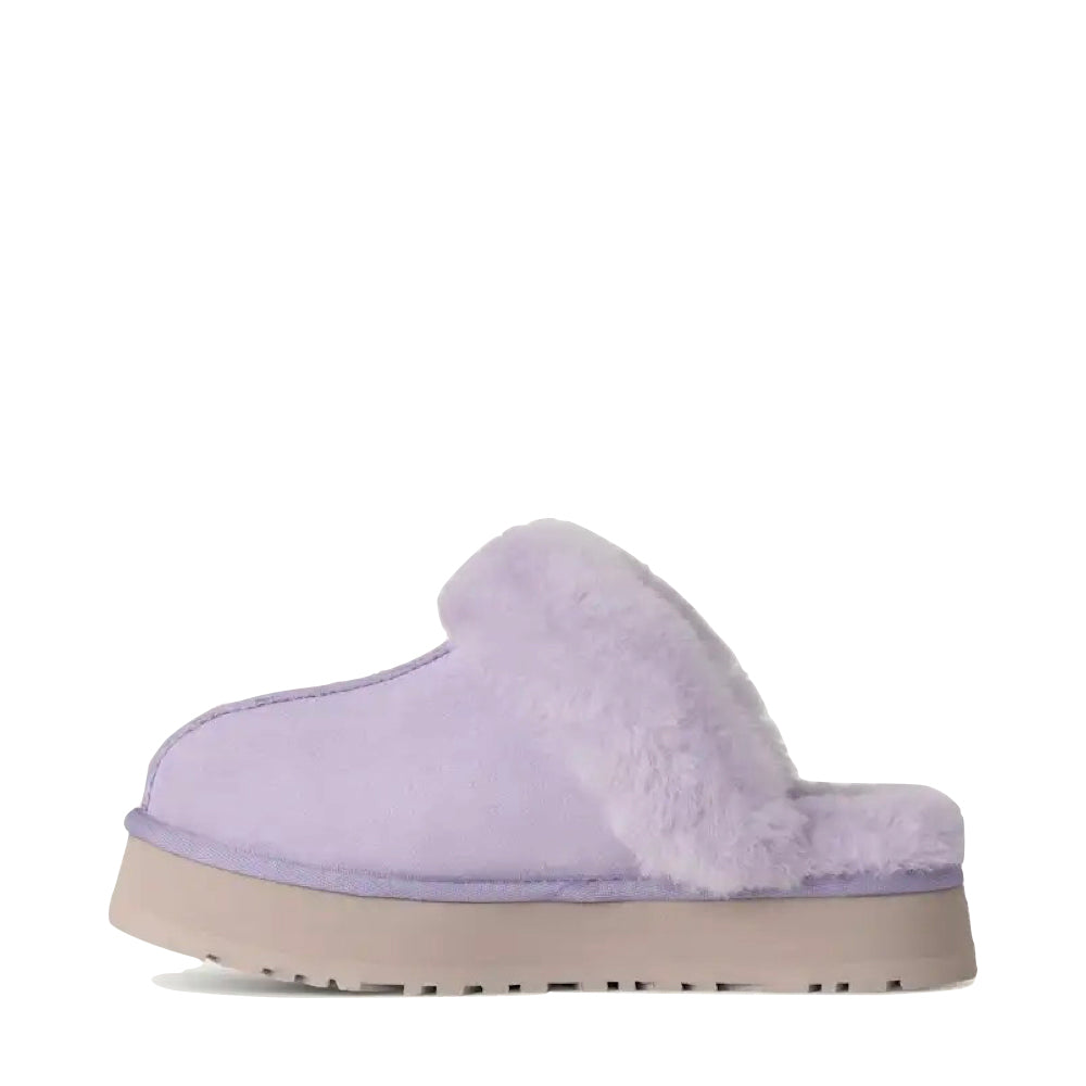 Side (left) view of Ugg Disquette Slip On Slipper for women.