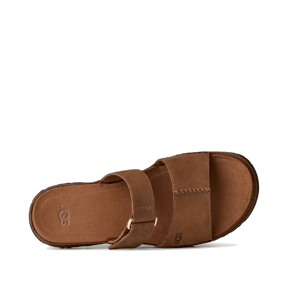 Top-down view of Ugg GoldenGaze Slide Sandal for women.