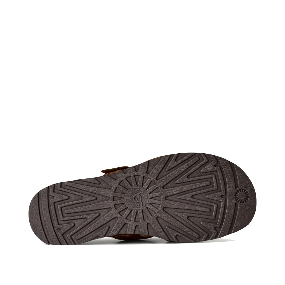 Bottom view of Ugg GoldenGaze Slide Sandal for women.