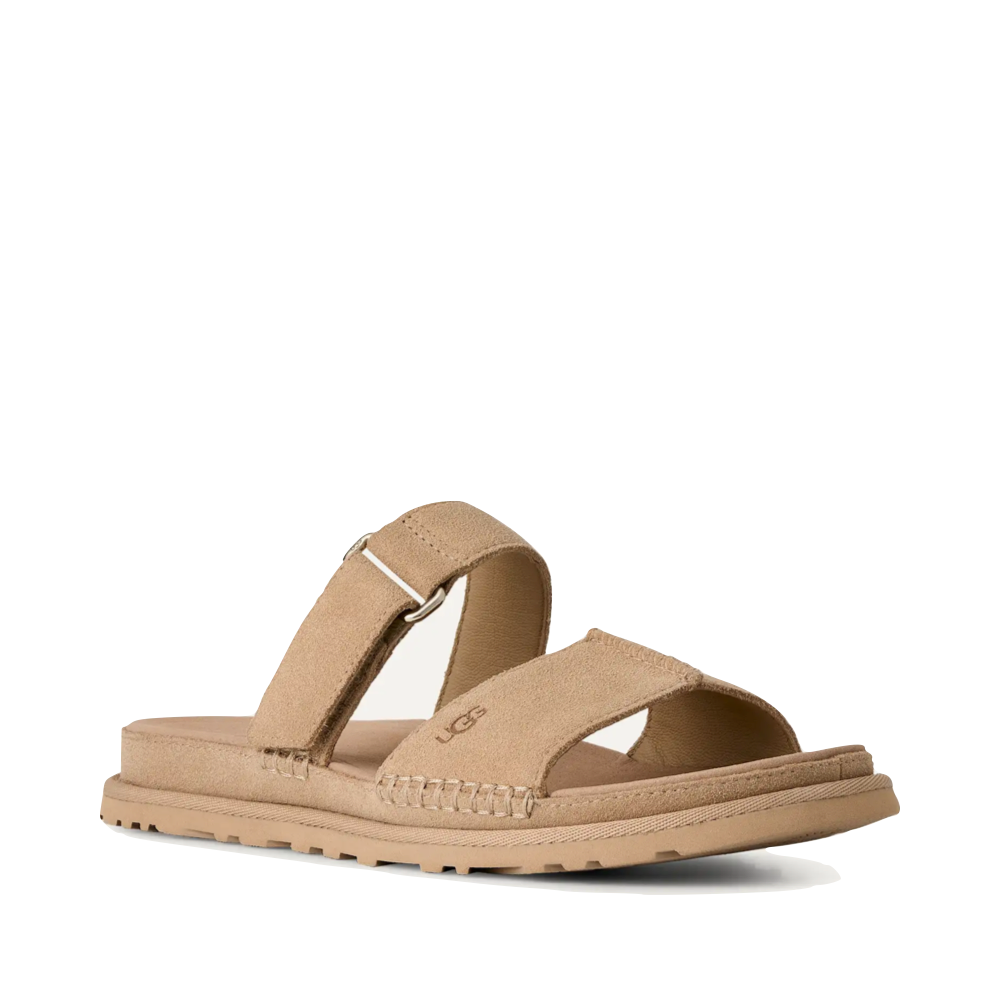 Toe view of Ugg Golden Gaze Slide Sandal for women.