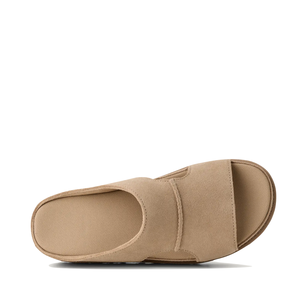 Top-down view of Ugg Goldenstar Hi Cutout Slide Sandal for women.