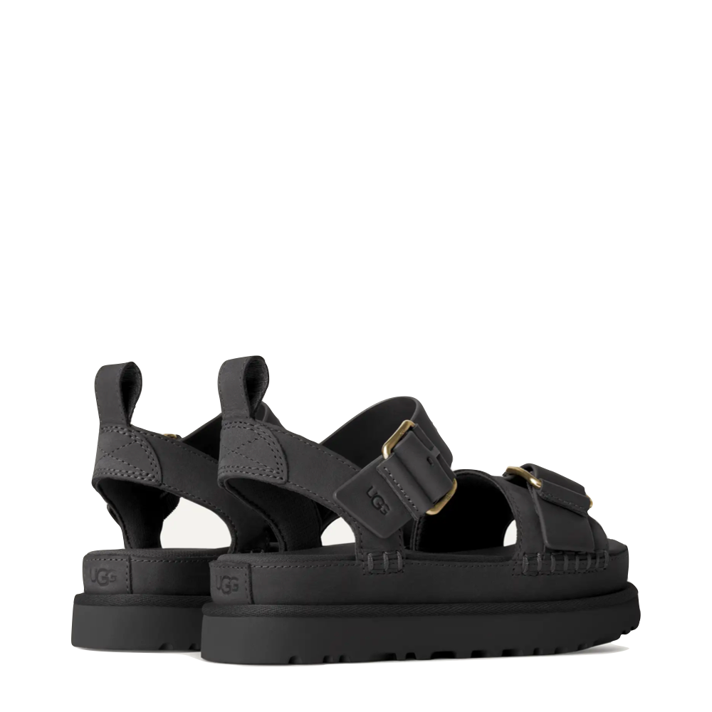 Heel view of UGG Goldenstar Villa Sandal for women.