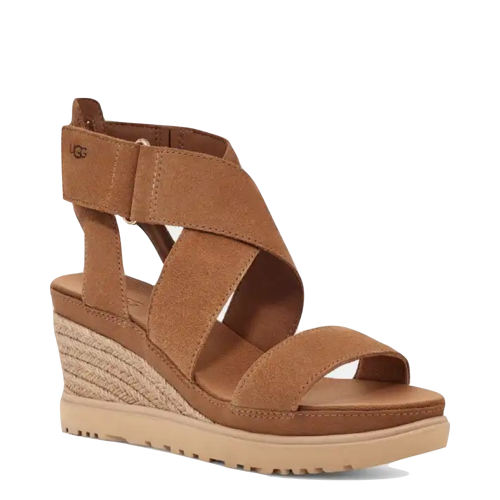 Toe view of Ugg Ileana Ankle Wedge Sandal for women.