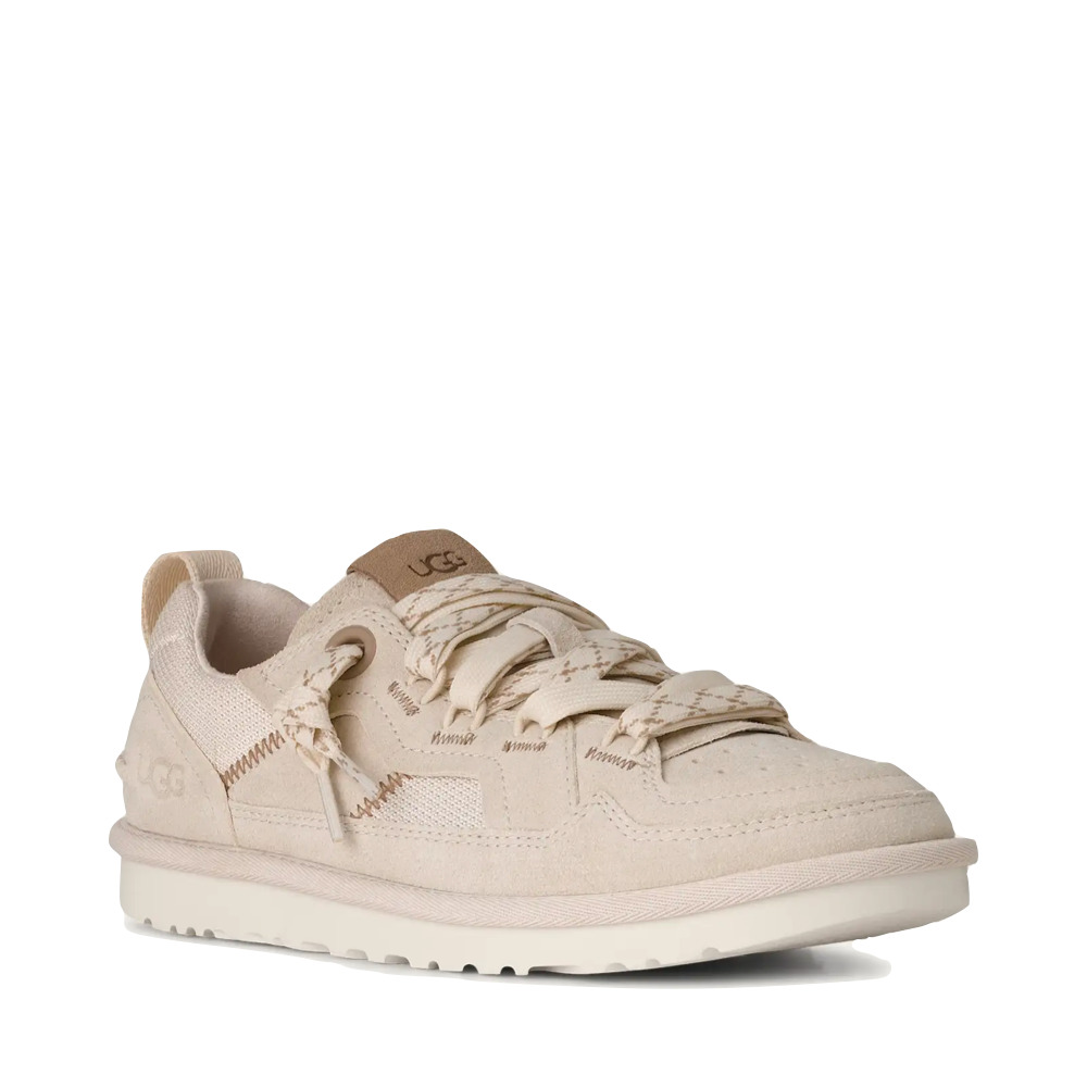 Mudguard and toe view of Ugg Minimel Lace Sneaker for women.