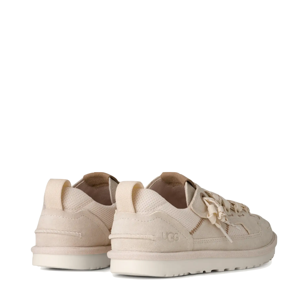 Heel view of Ugg Minimel Lace Sneaker for women.