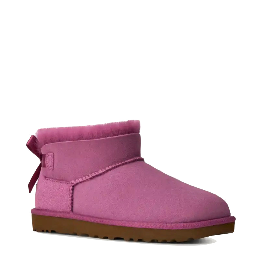 Toe view of Ugg Ultra Mini Bailey Bow Boot for women.