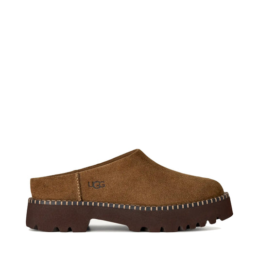Side (right) view of Ugg Uptowner Mule Slip On Platform for women.