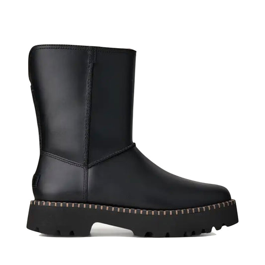 Side (right) view of Ugg Uptowner Short Boot for women.